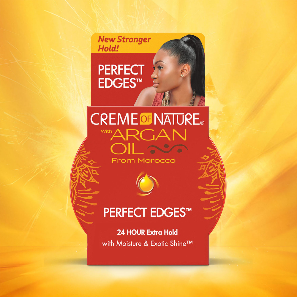 creme of nature GEL PERFECT EDGES - HUILE D'ARGAN DU MAROC SOIN