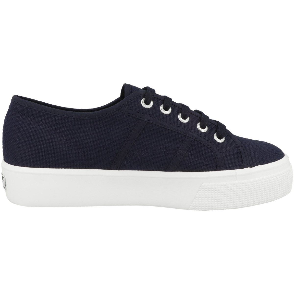 Superga 2730 Cotu Mid Platform Sneaker Low dunkelblau