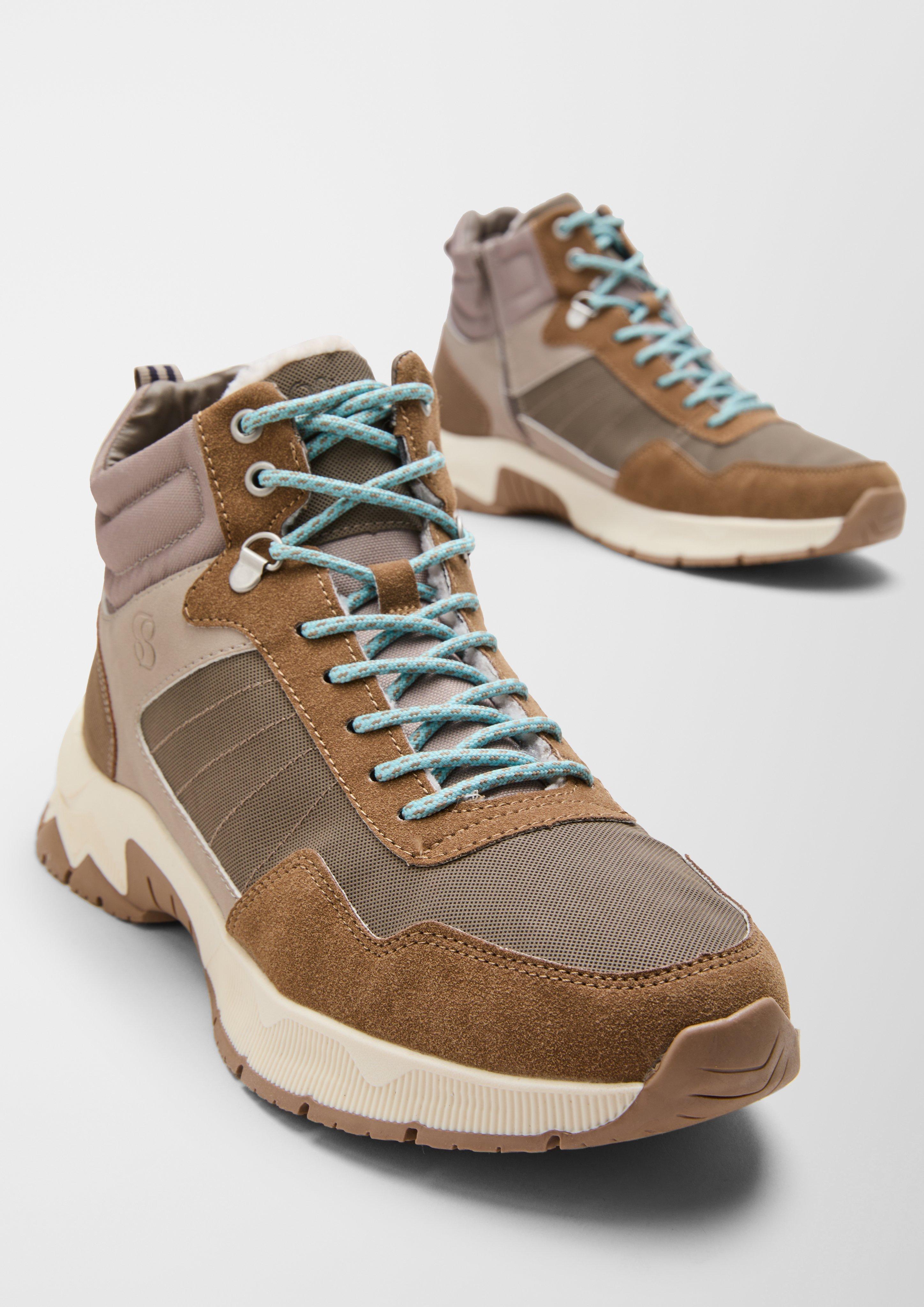 Sneaker im Materialmix  6006527-341