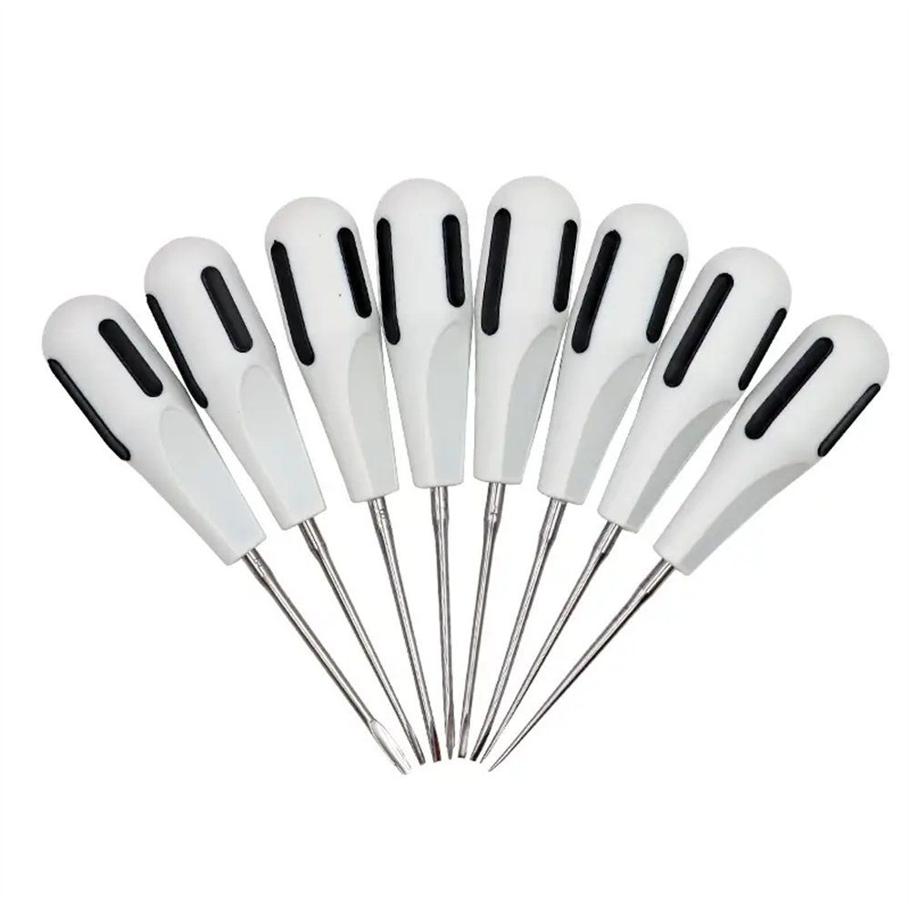 TUABUR Zahnpflege-Set Dentalinstrumente: 8-teiliges minimalinvasives Wurzelheber-Set