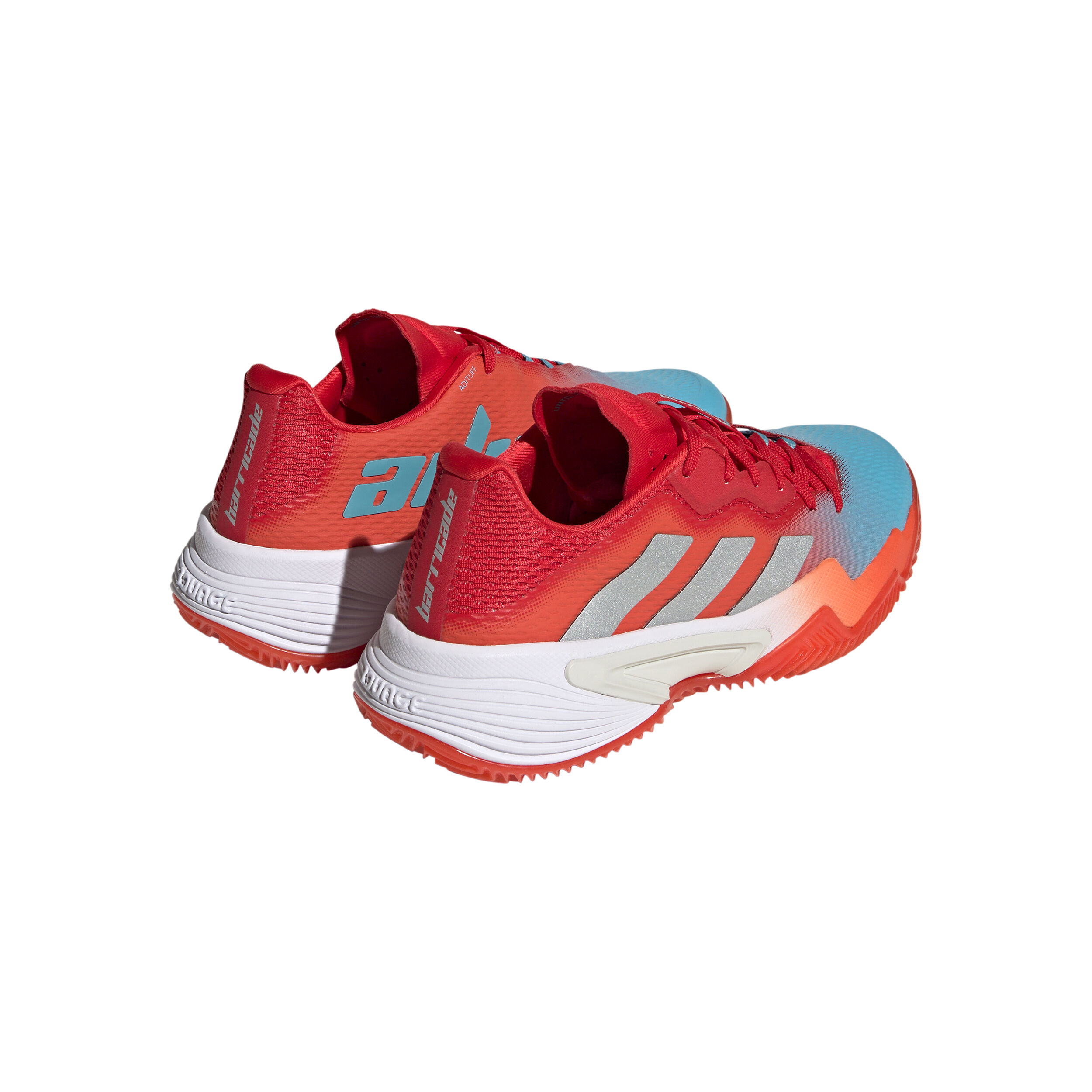 Barricade Sandplatzschuh Damen - Rot, Weiß