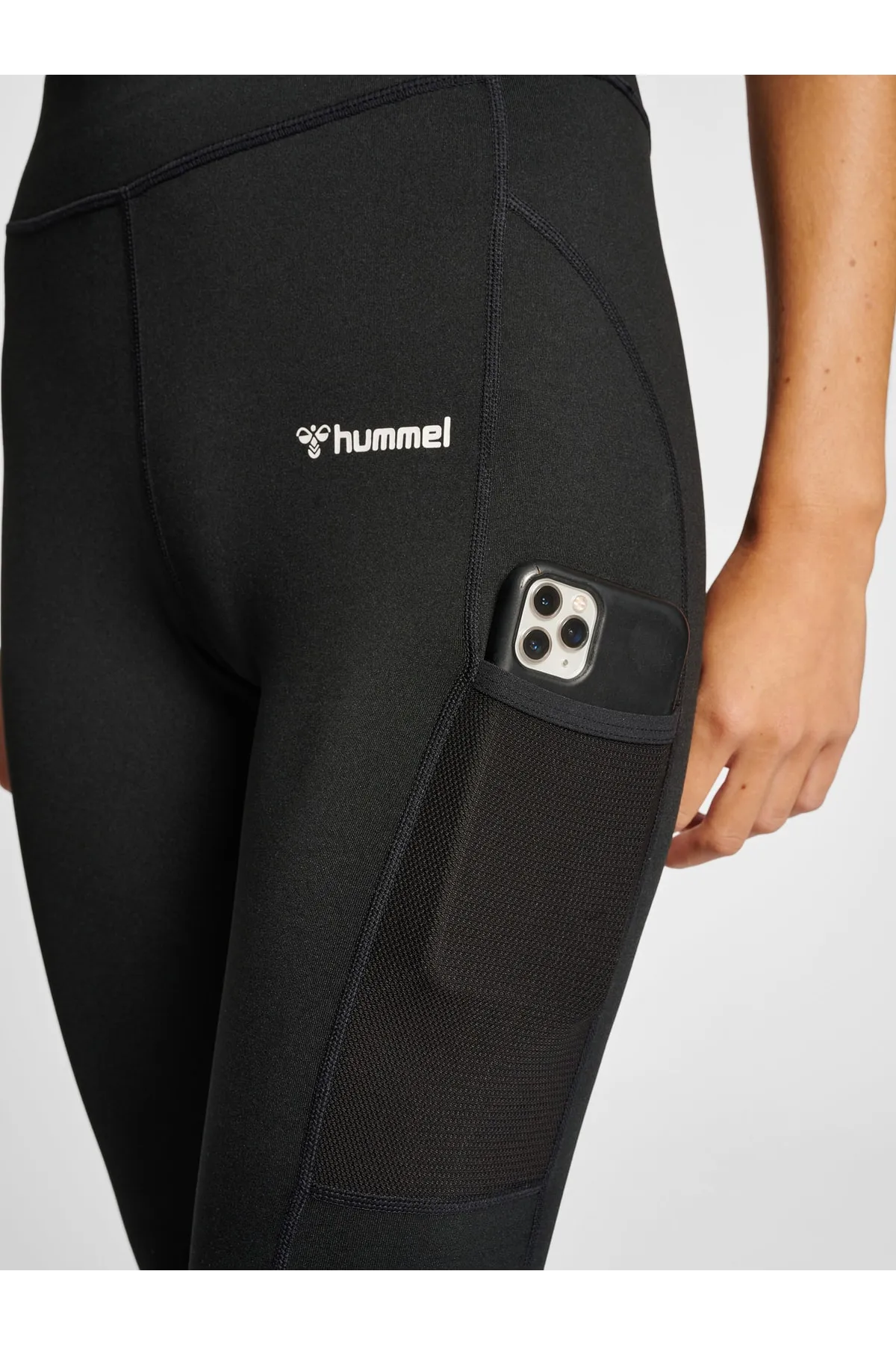 hummel  Sport-Leggings - Schwarz - Mittlerer Bund
