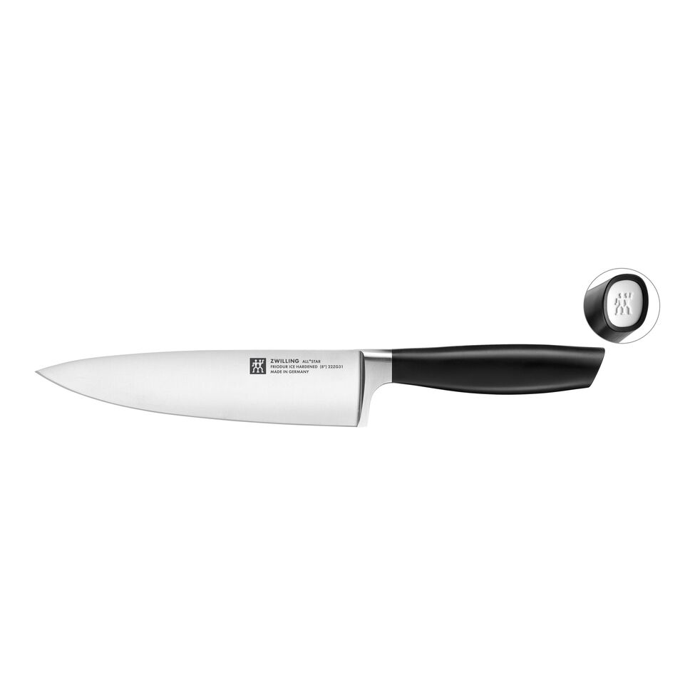 Kochmesser 20 cm, Weiß