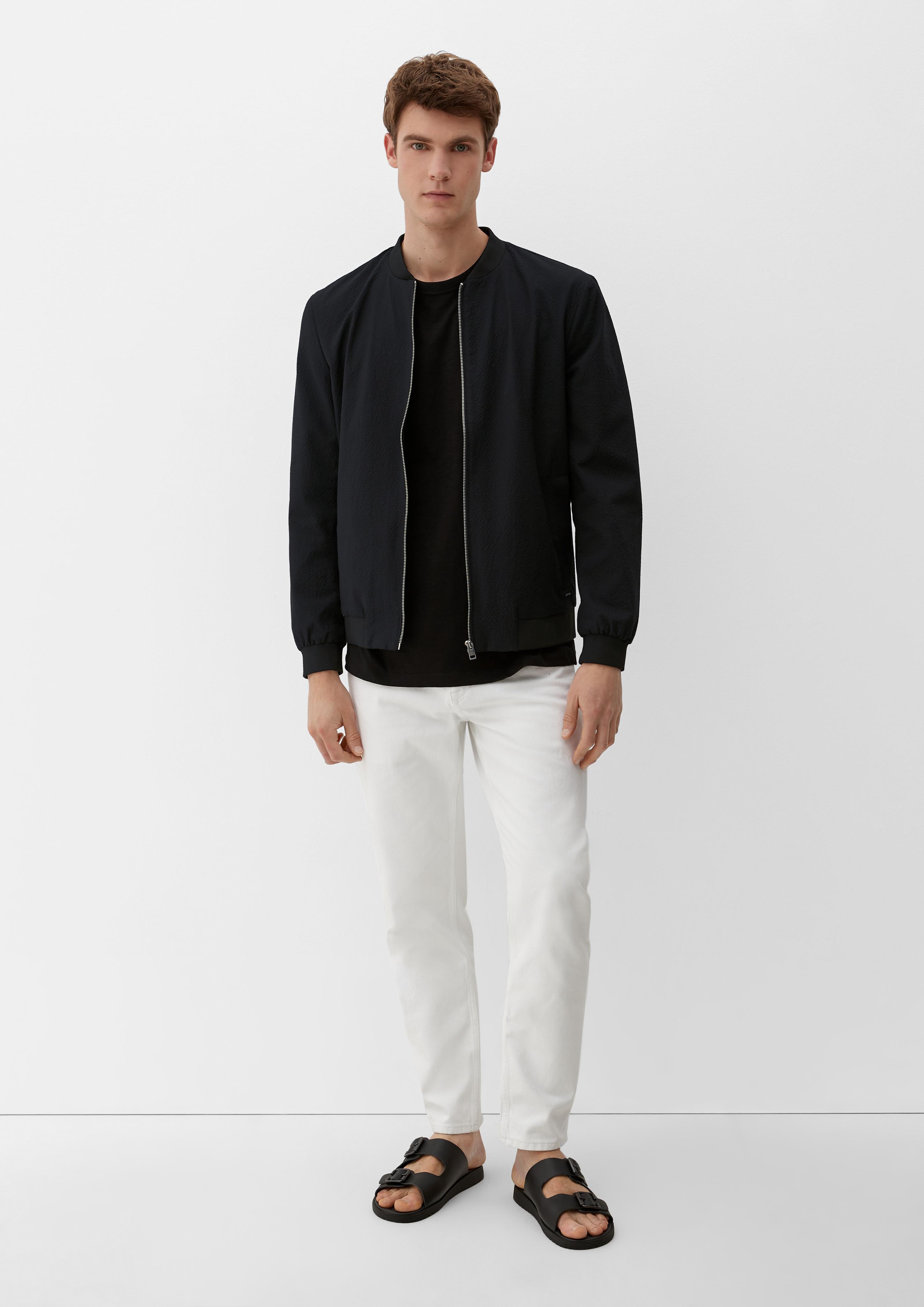 Blouson aus Seersucker  2128651-9999