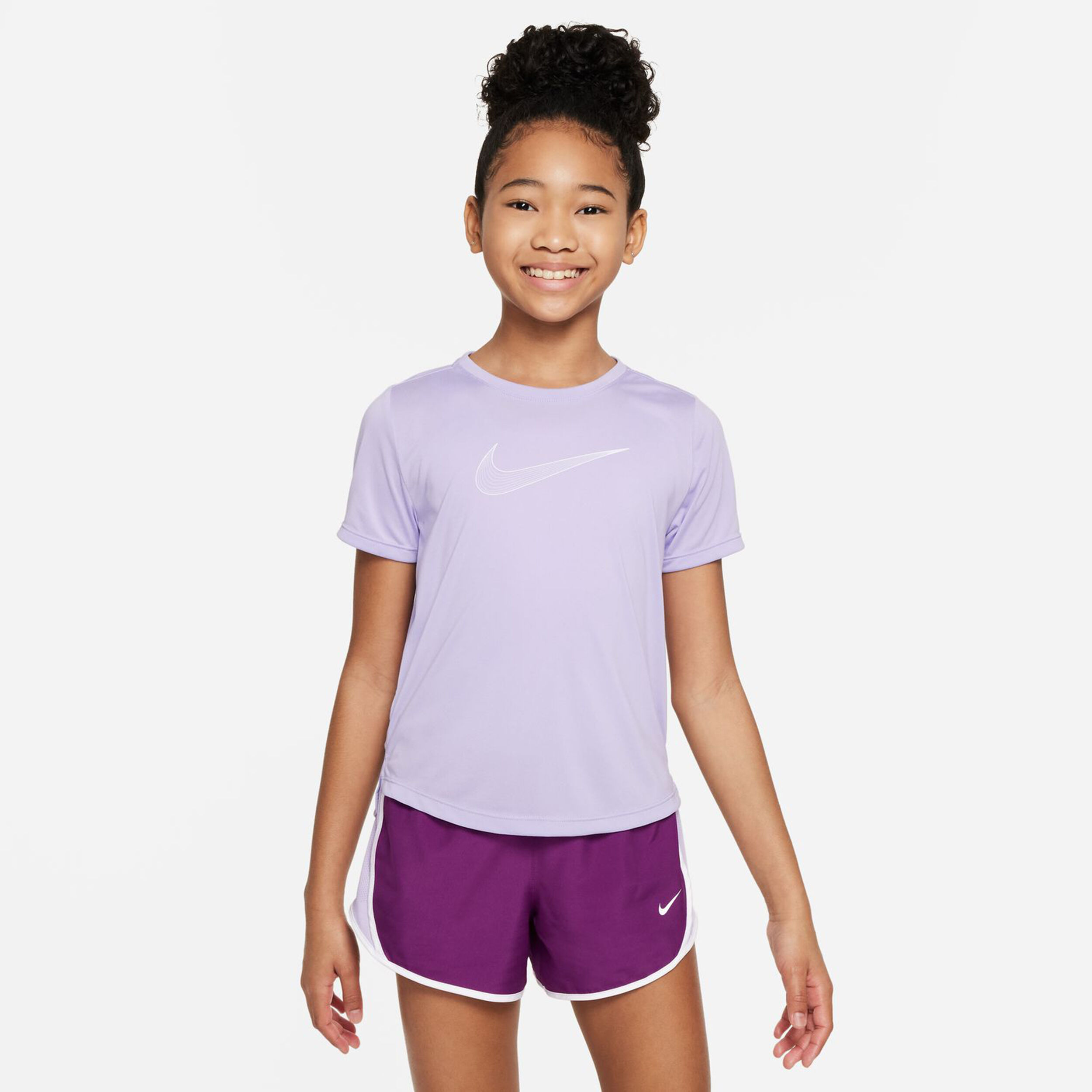 Dri-Fit One Big Kids T-Shirt Mädchen - Flieder