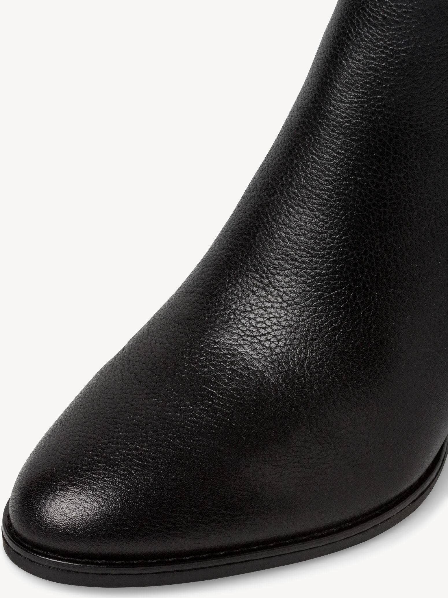 Bottes en cuir - noir
