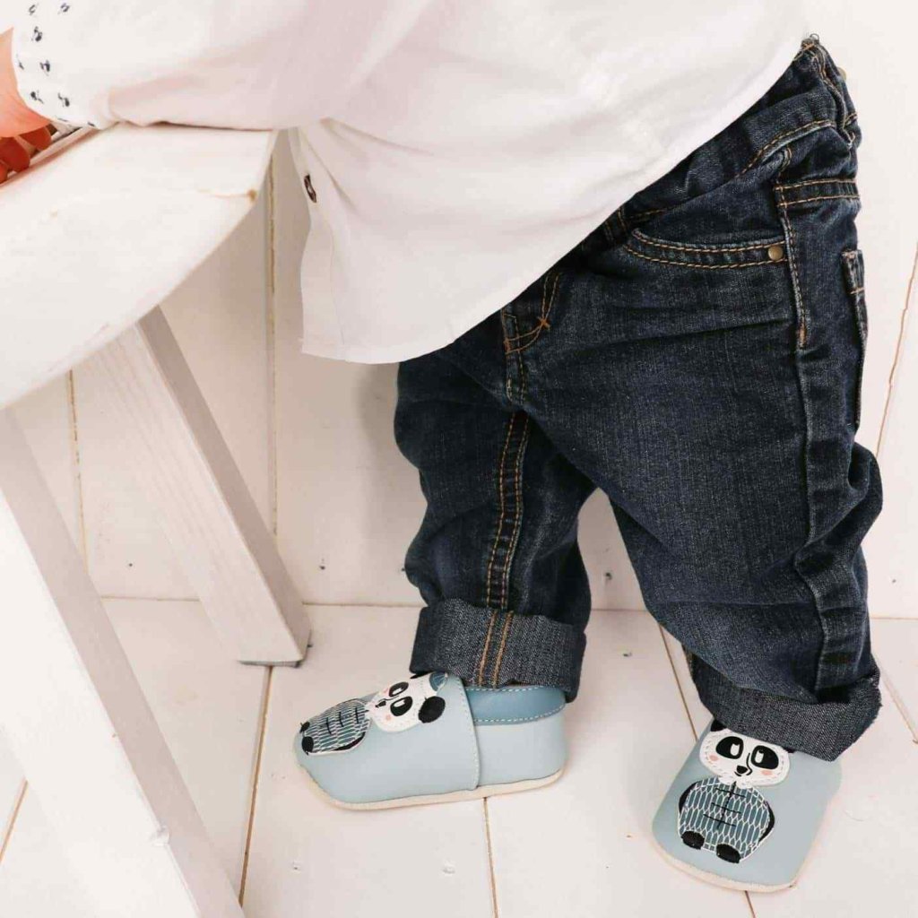 Lait et Miel Panda-Krabbelschuhe