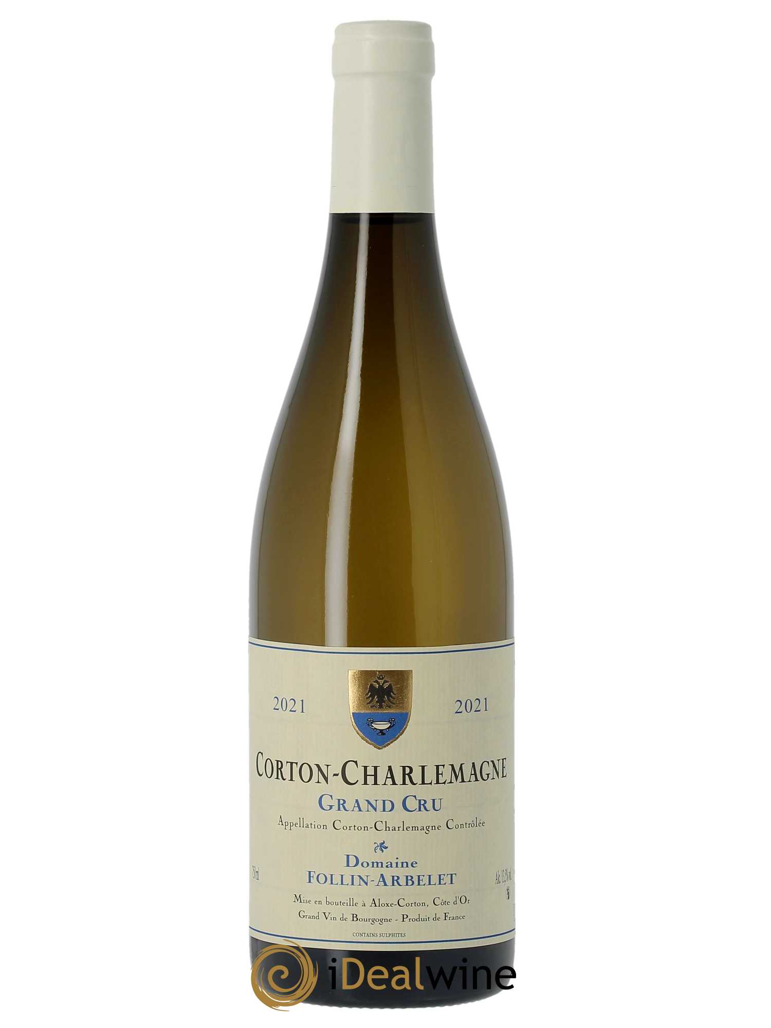 Corton-Charlemagne Grand Cru Follin-Arbelet (Domaine)  2021 - Lot de 1 Bouteille