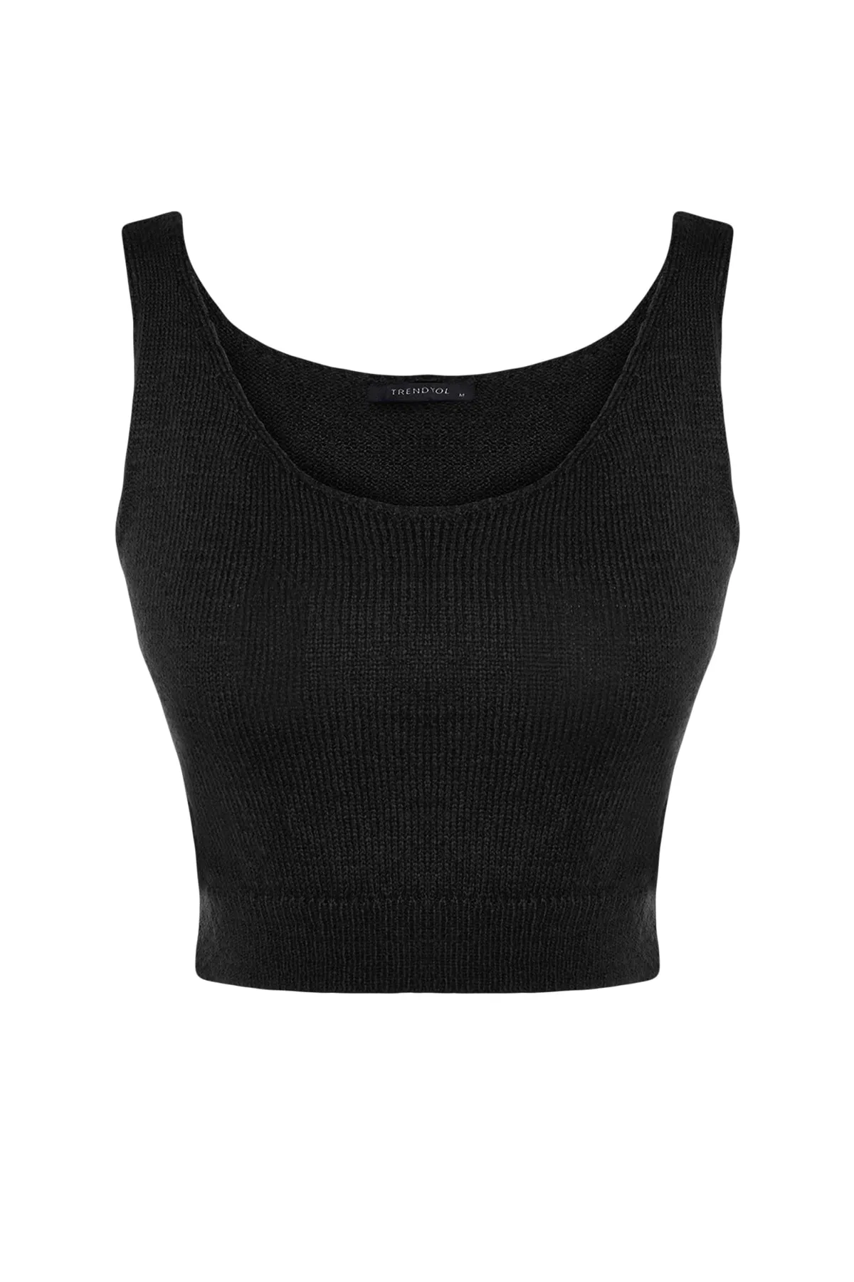 Trendyol Collection  Schwarzes, weites Strick-Unterteil-Oberteil-Set TWOAW24AU00015