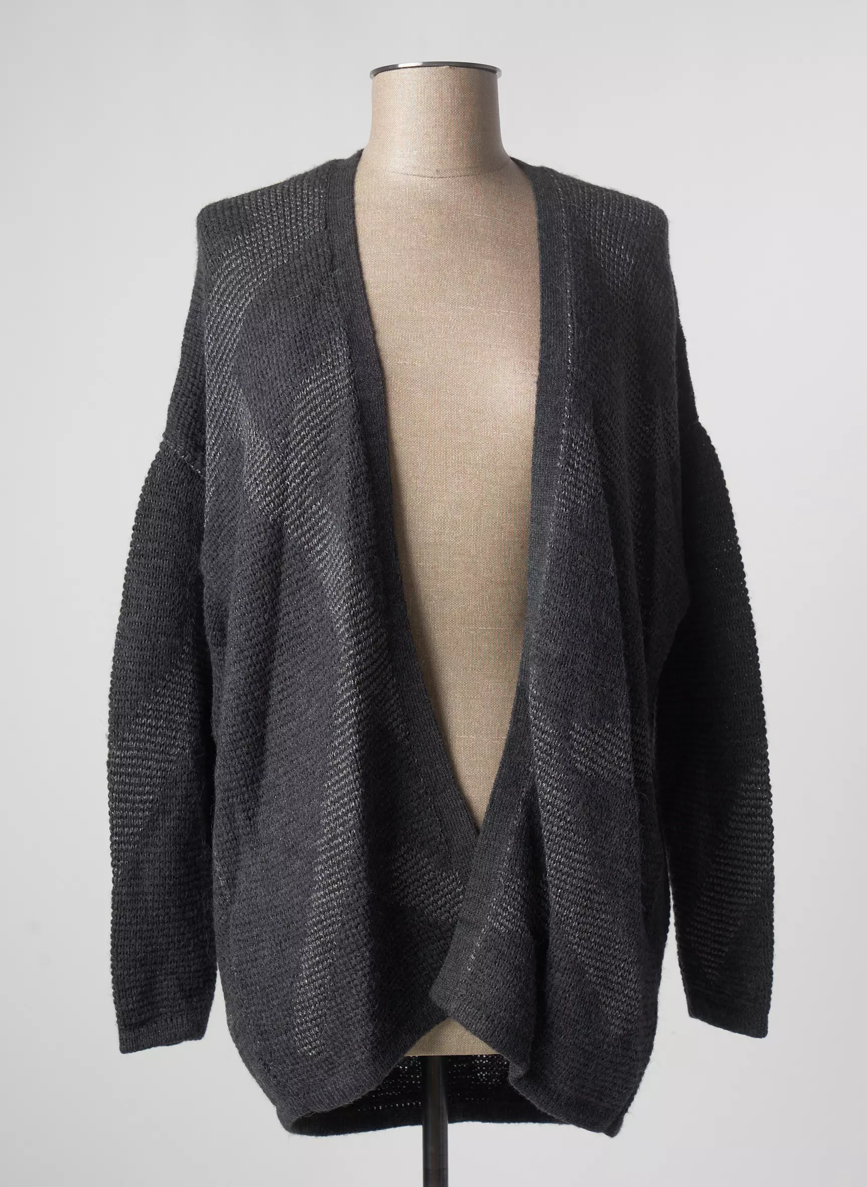 Poles Cardigans Femme couleur gris