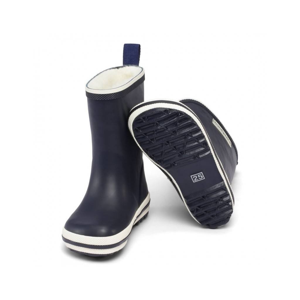 Bundgaard Classic Navy dunkelblaue gefütterten Gummistiefel