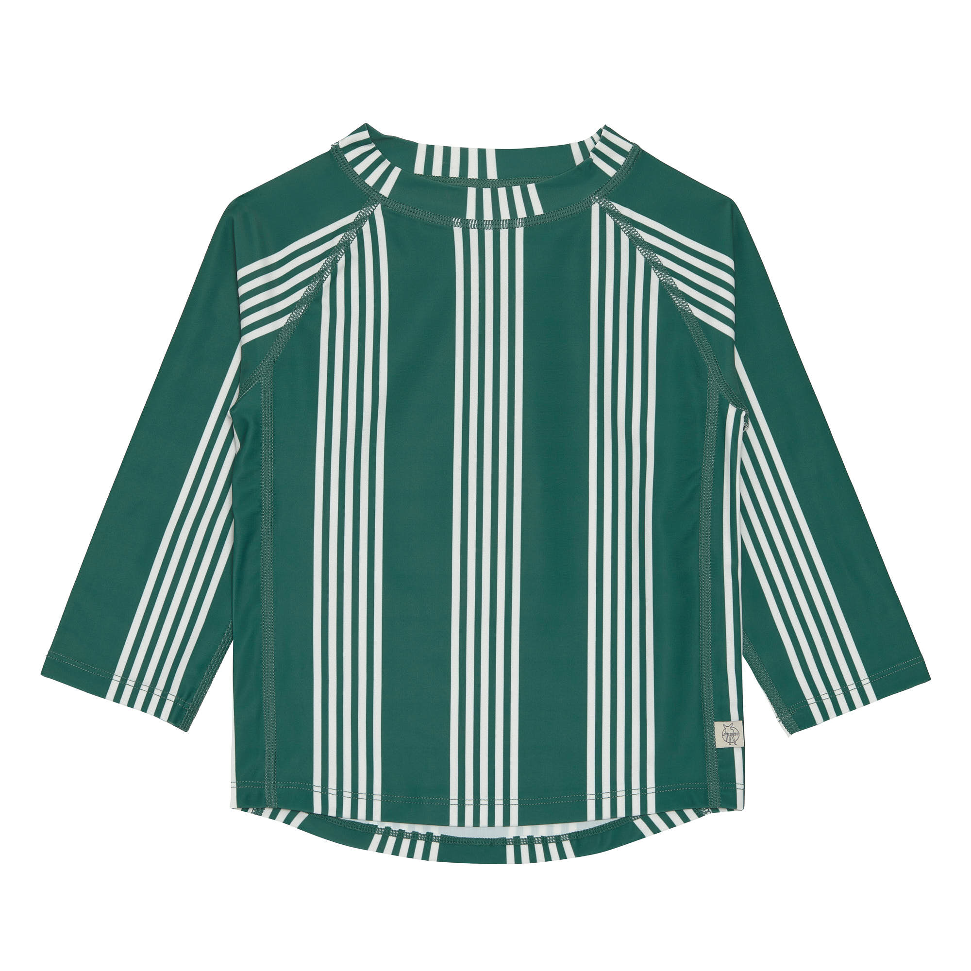 UV Shirt Kinder Langarm - Streifen, Grün Weiß