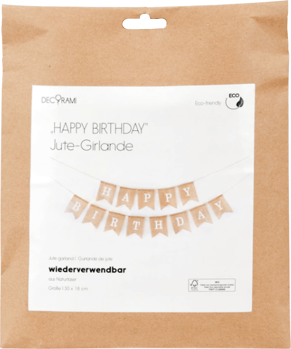 Girlande \Happy Birthday\