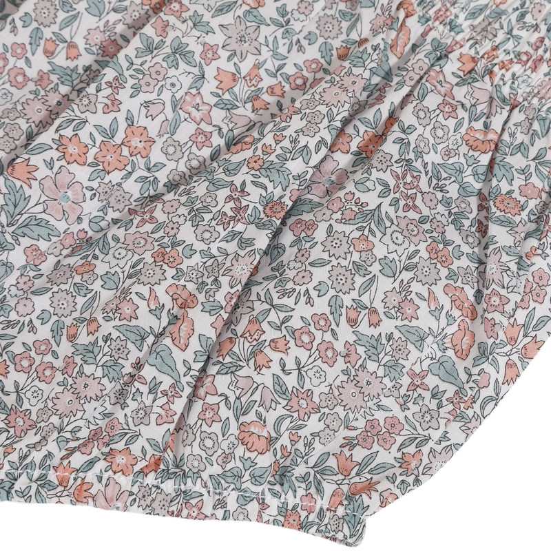 Ensemble bloomer rose imprimé Liberty naissance Absorba