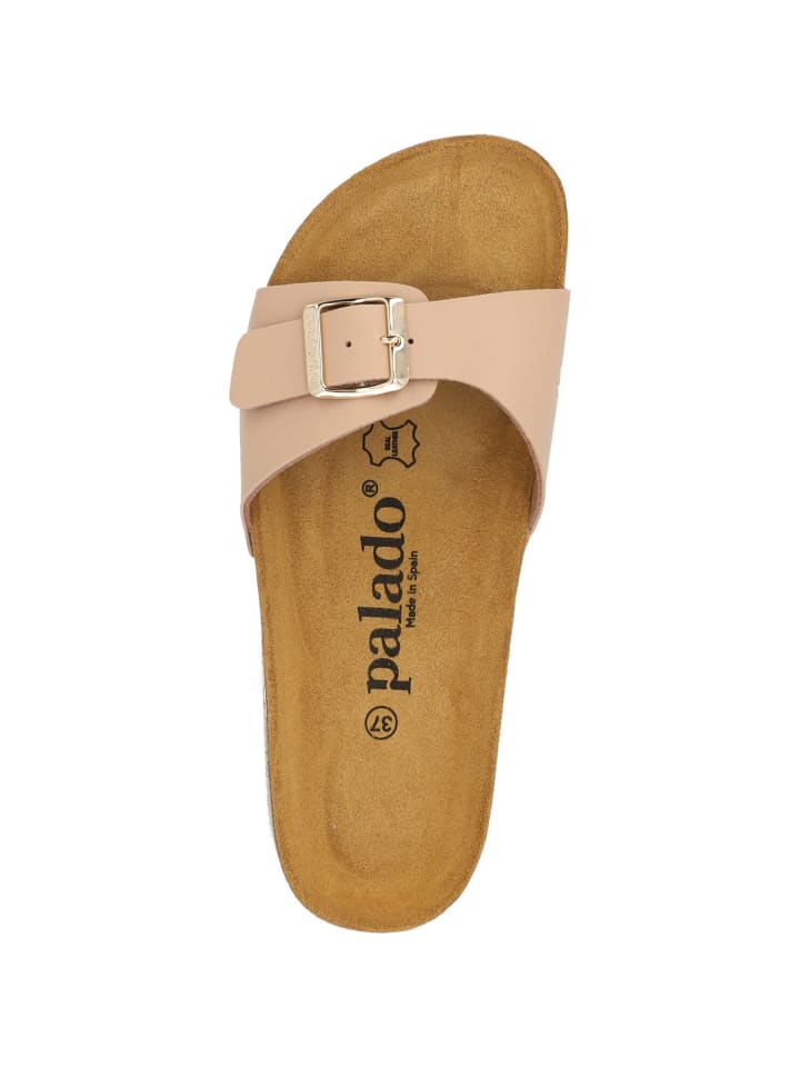 palado Pantoletten in cremebeige matt günstig kaufen