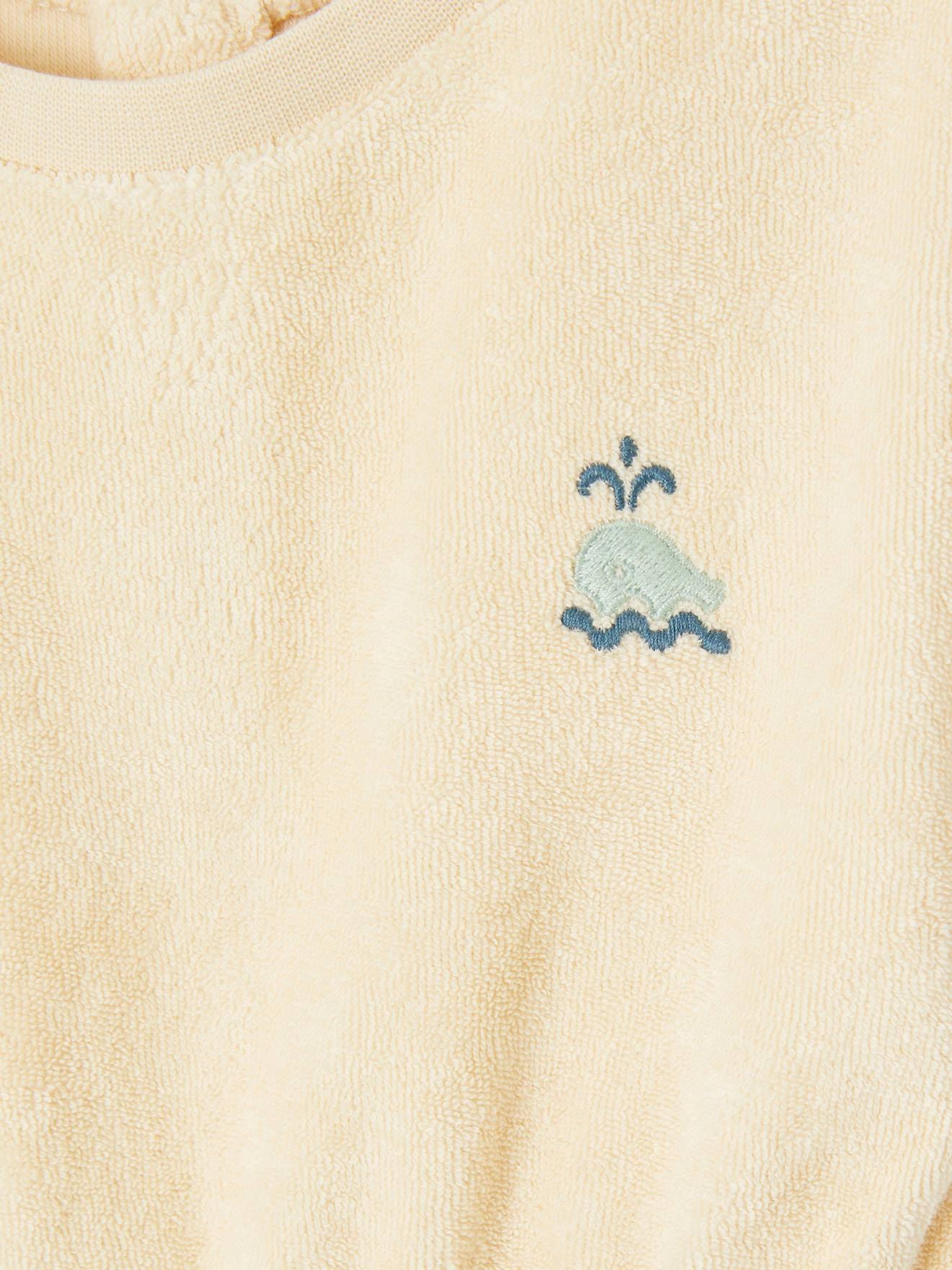 Vertbaudet Baby Sommer-Overall aus Frottee Oeko-Tex - wollweiß