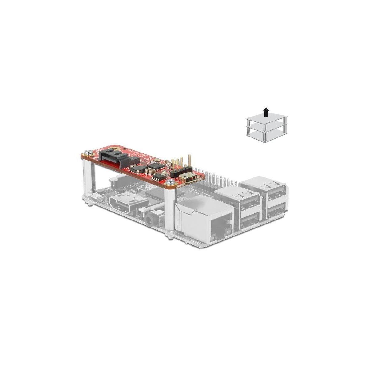 Delock Konverter Raspberry Pi USB Micro-B Buchse / USB Pin... Mini-PC