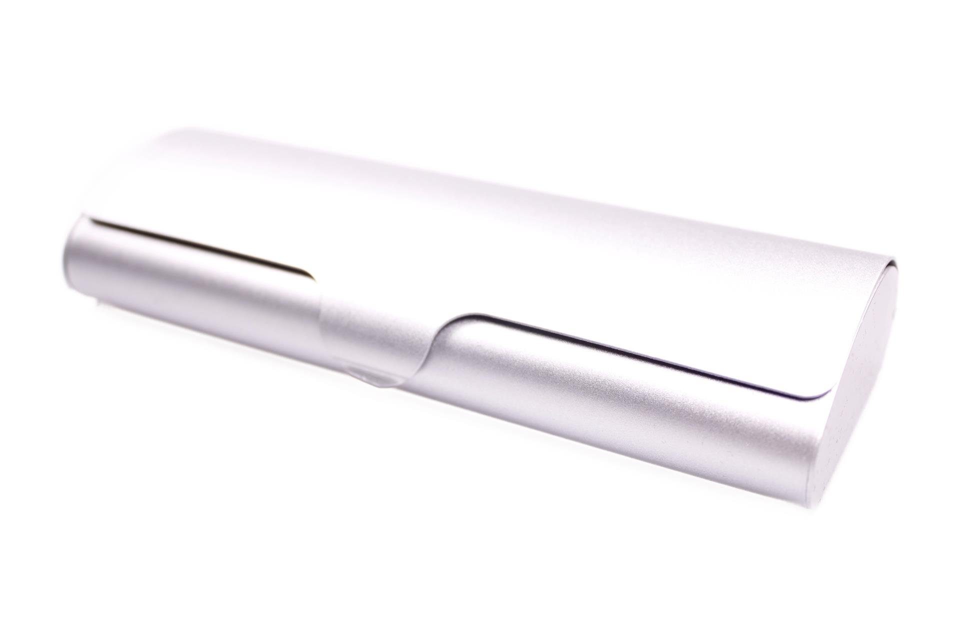 optiker-dietrich.de Brillenetui Brillenetui aus Aluminium Silber