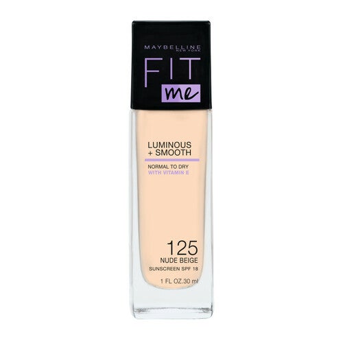 Maybelline Fit Me! Luminous Smooth Foundation odtenek 125 Nude Beige 30 ml