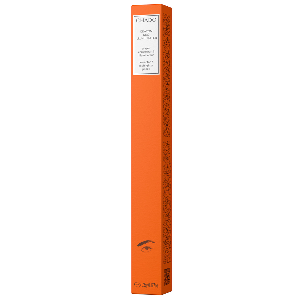 CHADO Crayon DUO Illuminateur - naturel 384 Crayon DUO Illuminateur pour Yeux et Visage