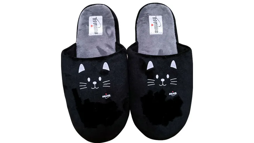 MIAOU Pantoffeln pantoffeln schwarz MIA17BC/B schwarz