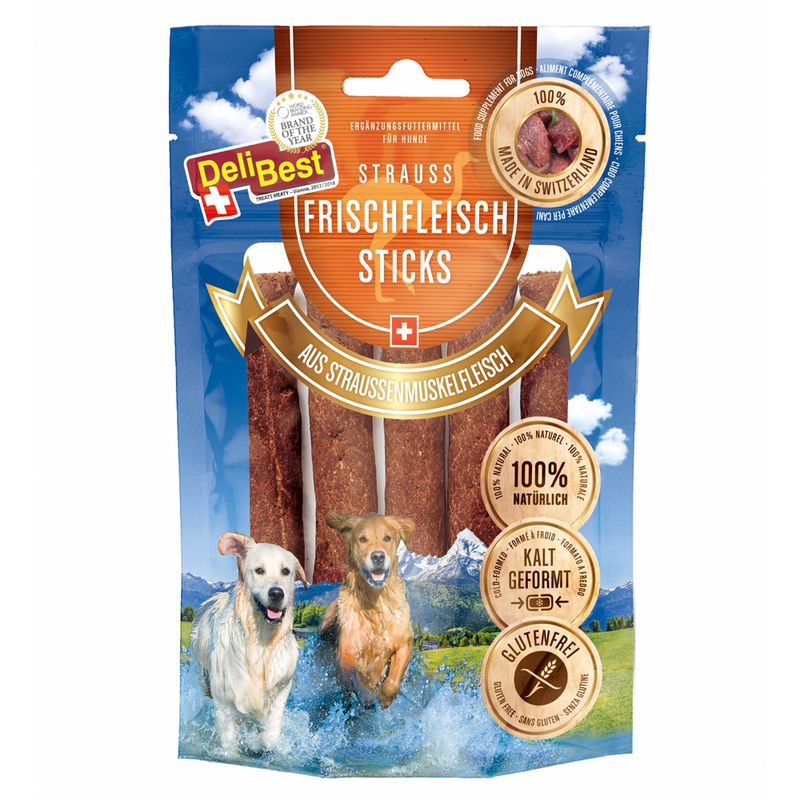 DeliBest Straußen Frischfleischsticks
