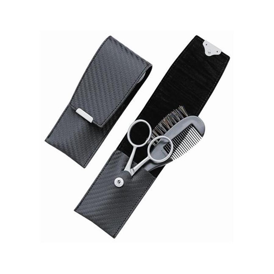 Carbonium-Etui, 2-teilig, schwarz