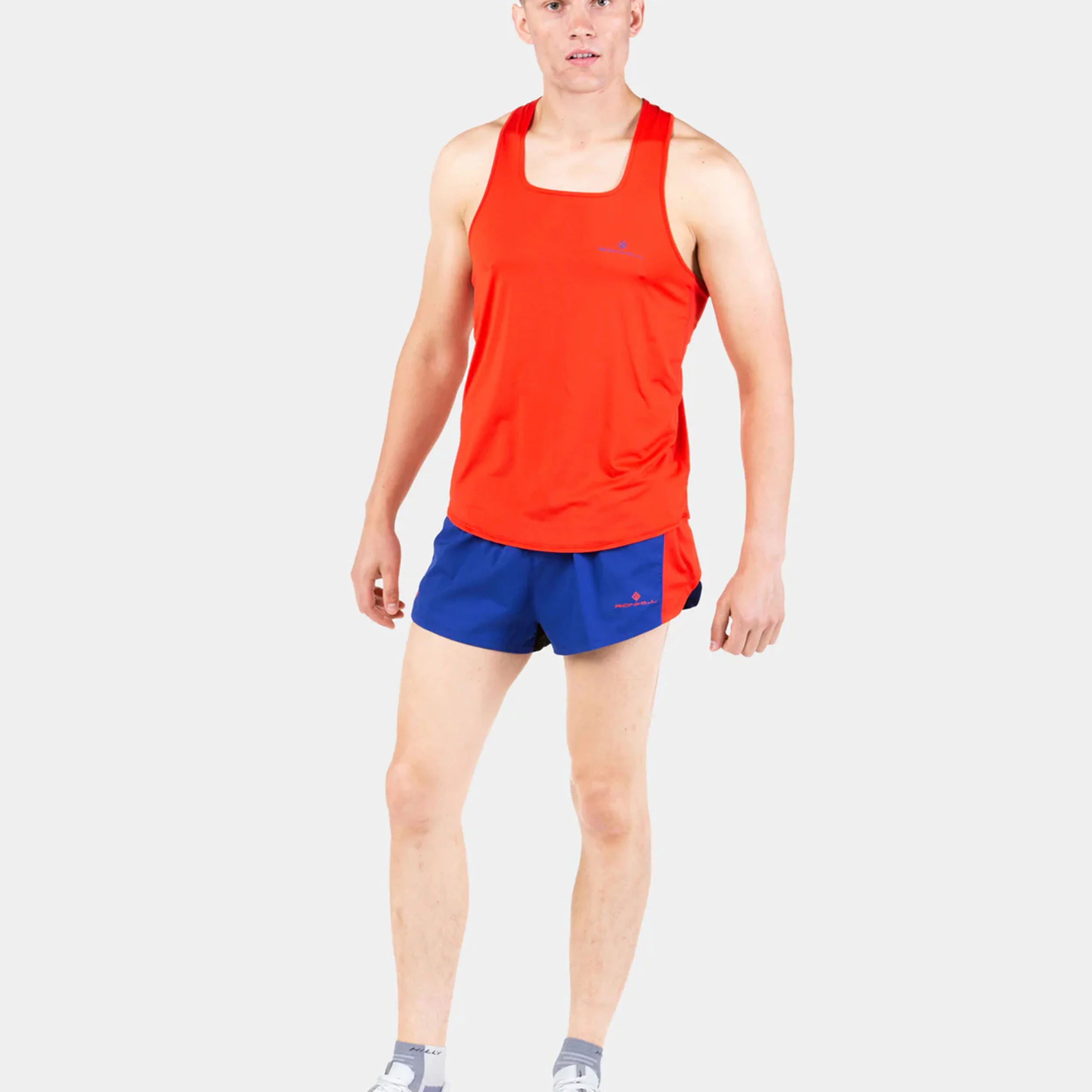 Tech Revive Racer Tank-Top Herren - Rot, Gelb