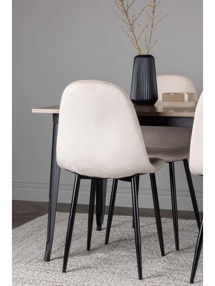ebuy24 Essgruppe Tempe 9 ( 5-teilig) Beige 80 x 140 cm günstig kaufen onesize