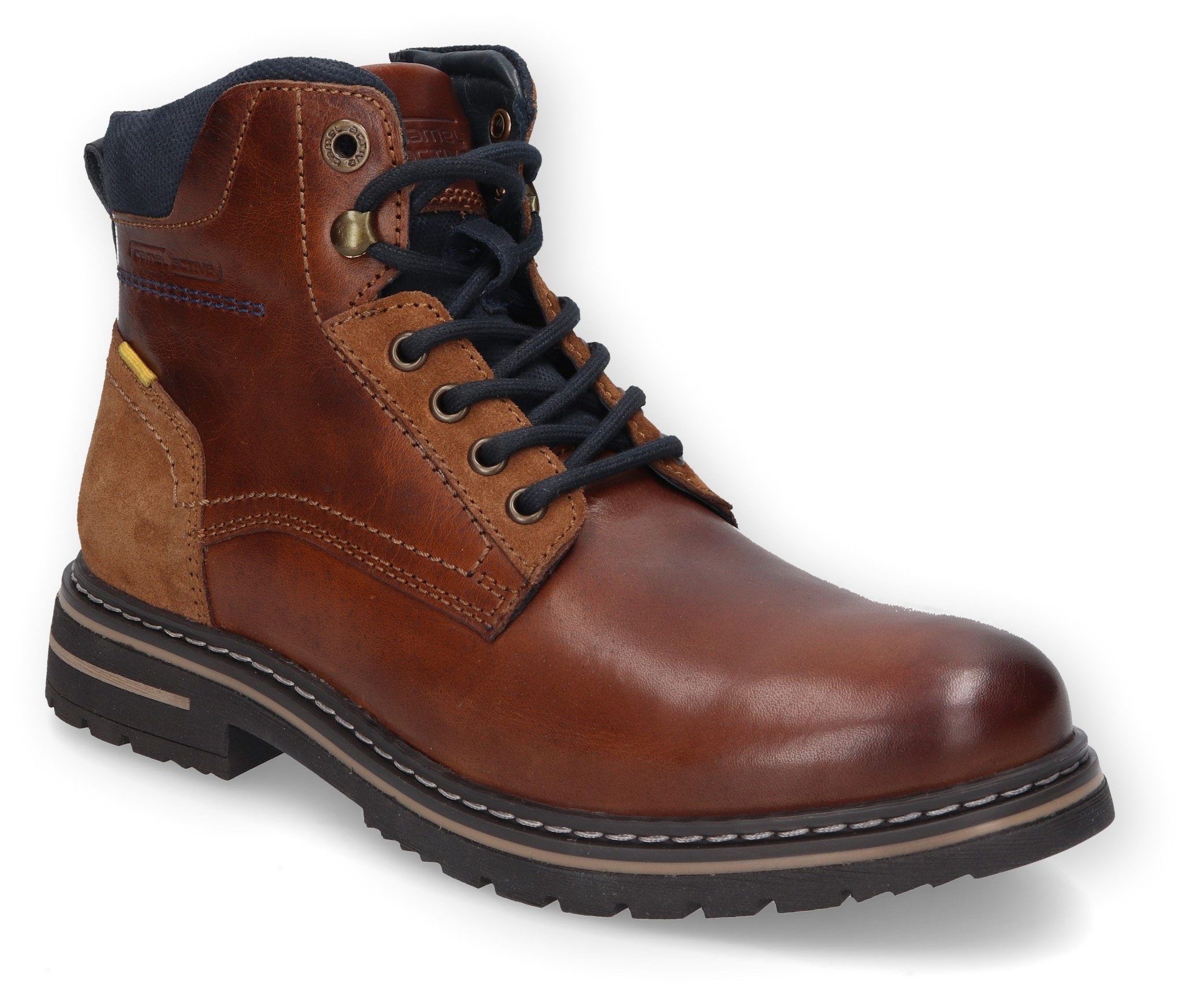 camel active Schnürschuh mit Innenreißverschluss