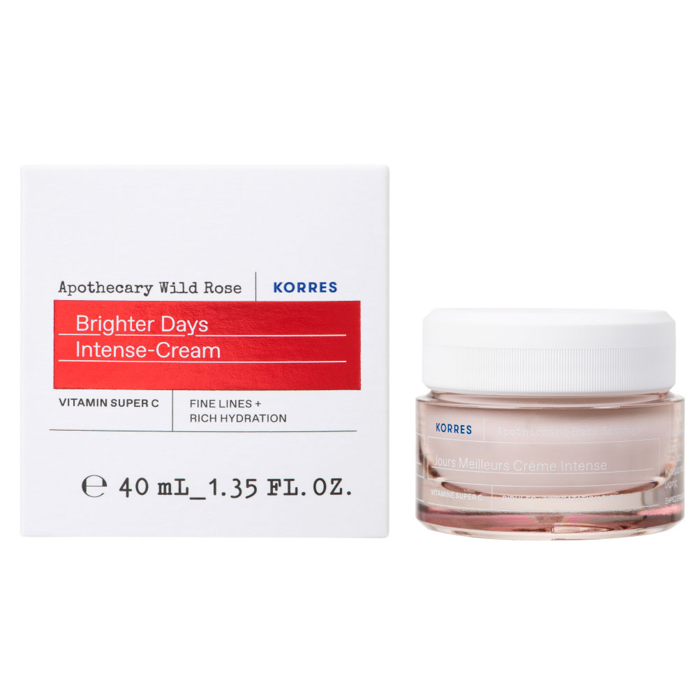 korres Crème Intense Rose Sauvage Hydratation Riche Crème Hydratante Intense & Eclat