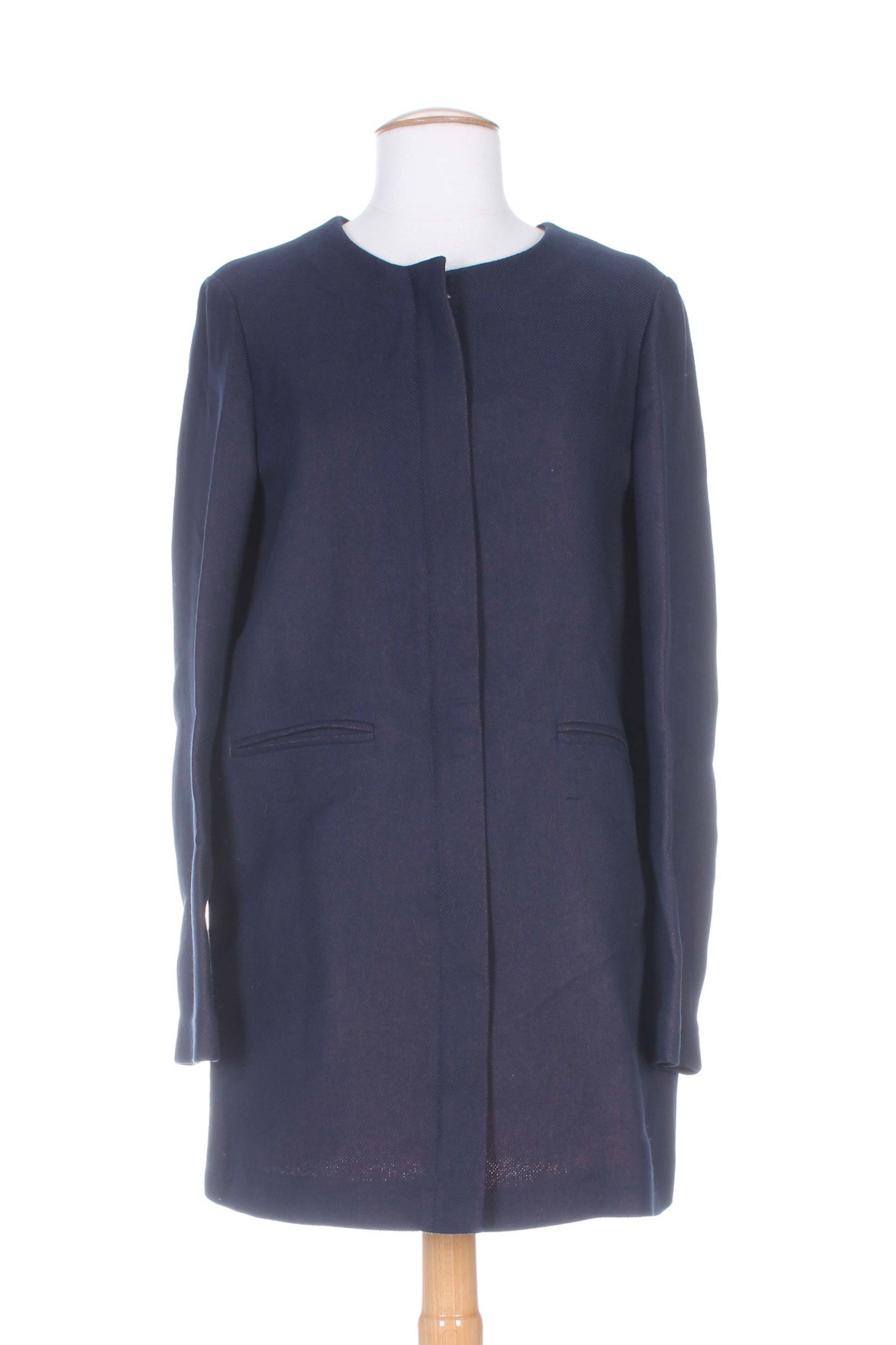 Benetton Manteaux Longs Femme couleur bleu