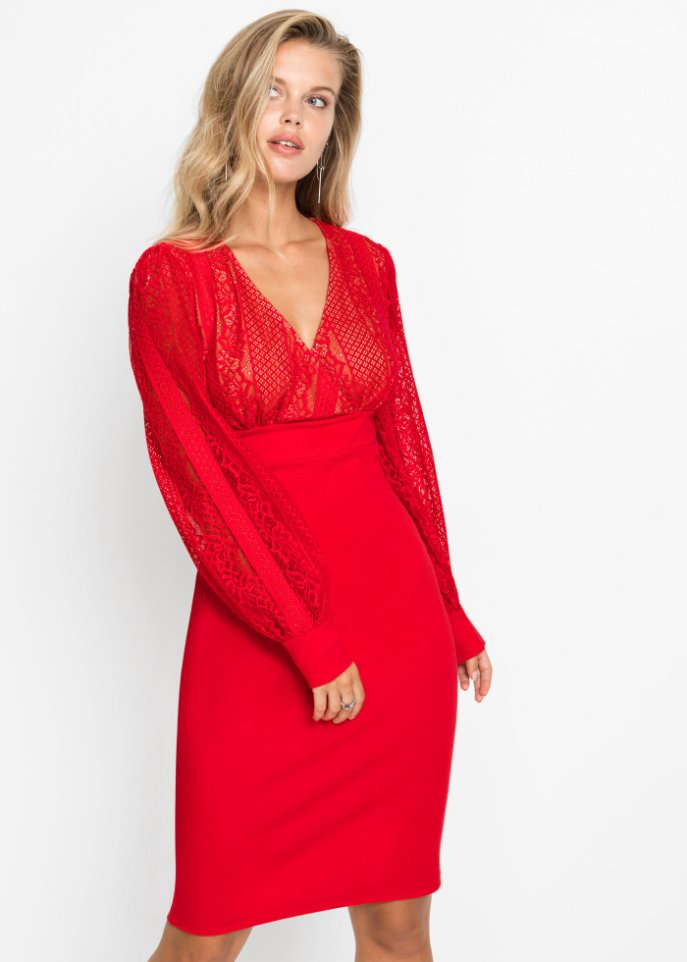 Kleid mit Spitze