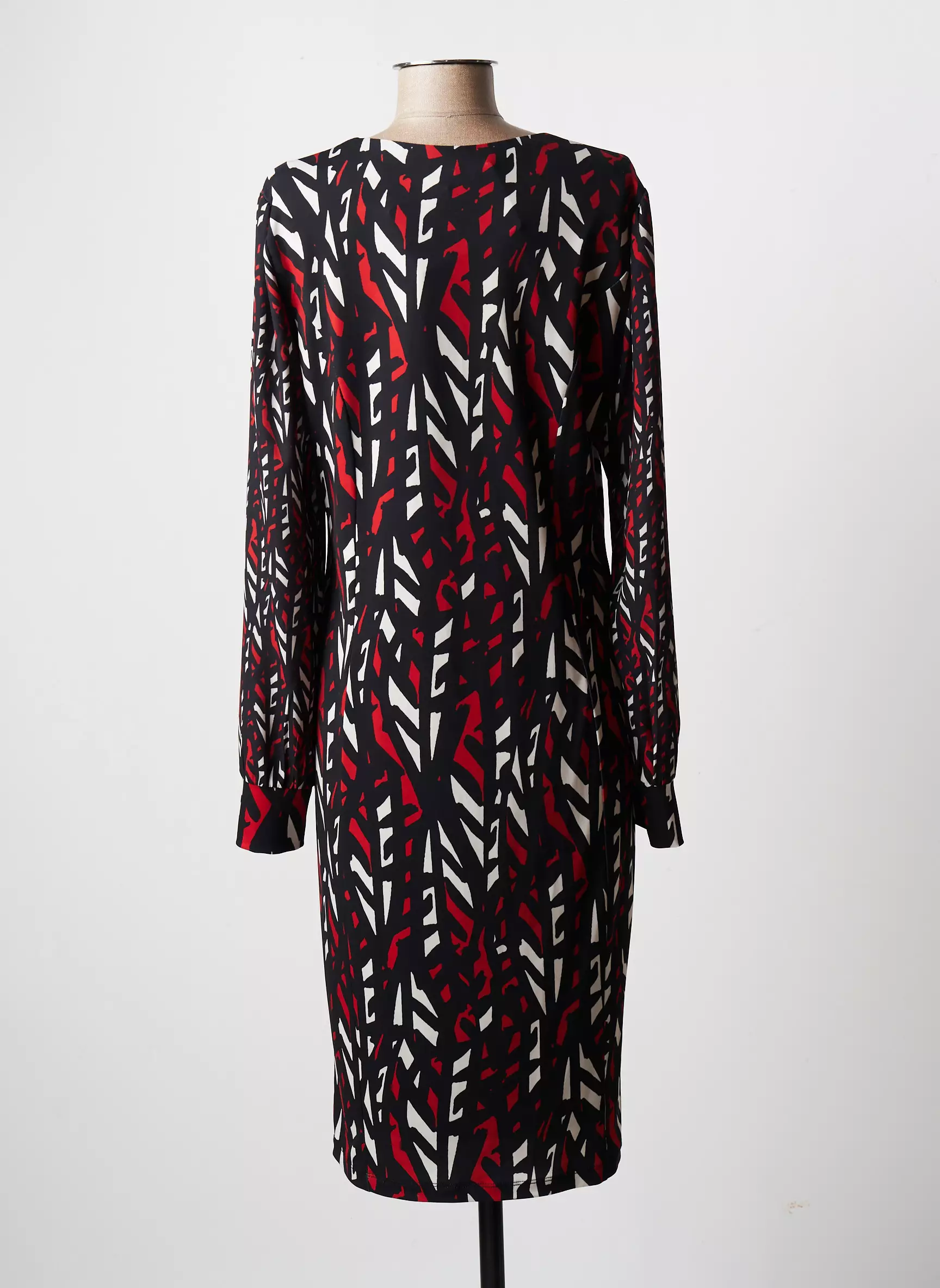 Eroke Robes Mi Longues Femme couleur noir