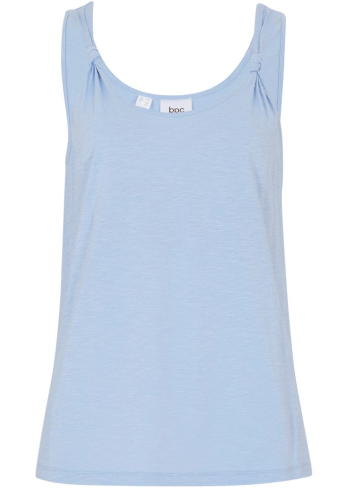 Baumwoll Top mit Knotendetails