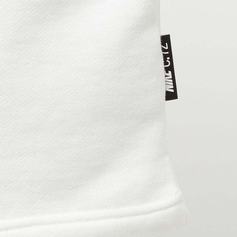 NIKE Sportswear Circa French Terry Shortsleeve Top white/black
