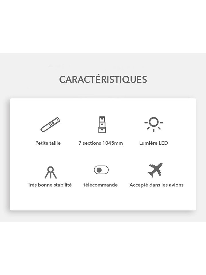 SmartCase LED-Smartphone-Stativ in Weiß günstig kaufen onesize