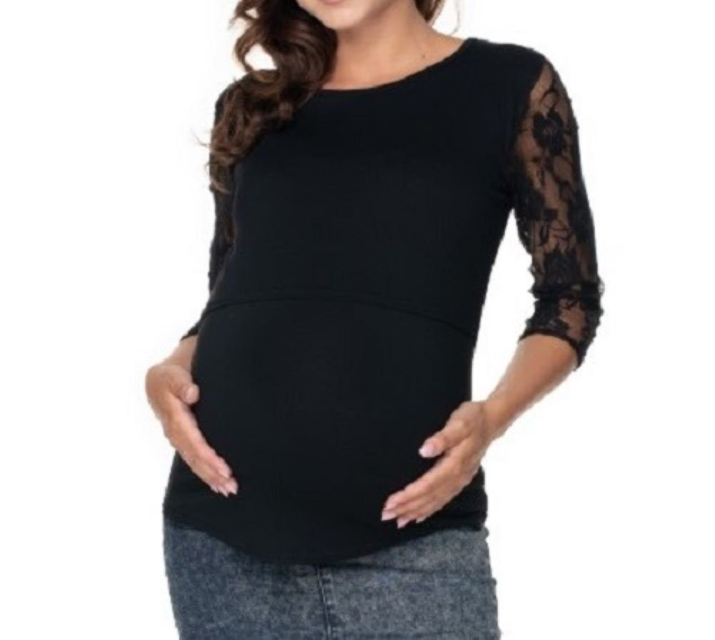 PeeKaBoo Umstandsbluse Stillkleidung Umstandskleidung Shirt Bluse Schwangerschaft