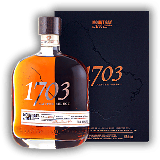 Mount Gay 1703 Master Select Mount Gay 1703 Master Select  Alter 10-30 J. - 0,7	 Liter - Vol 43%