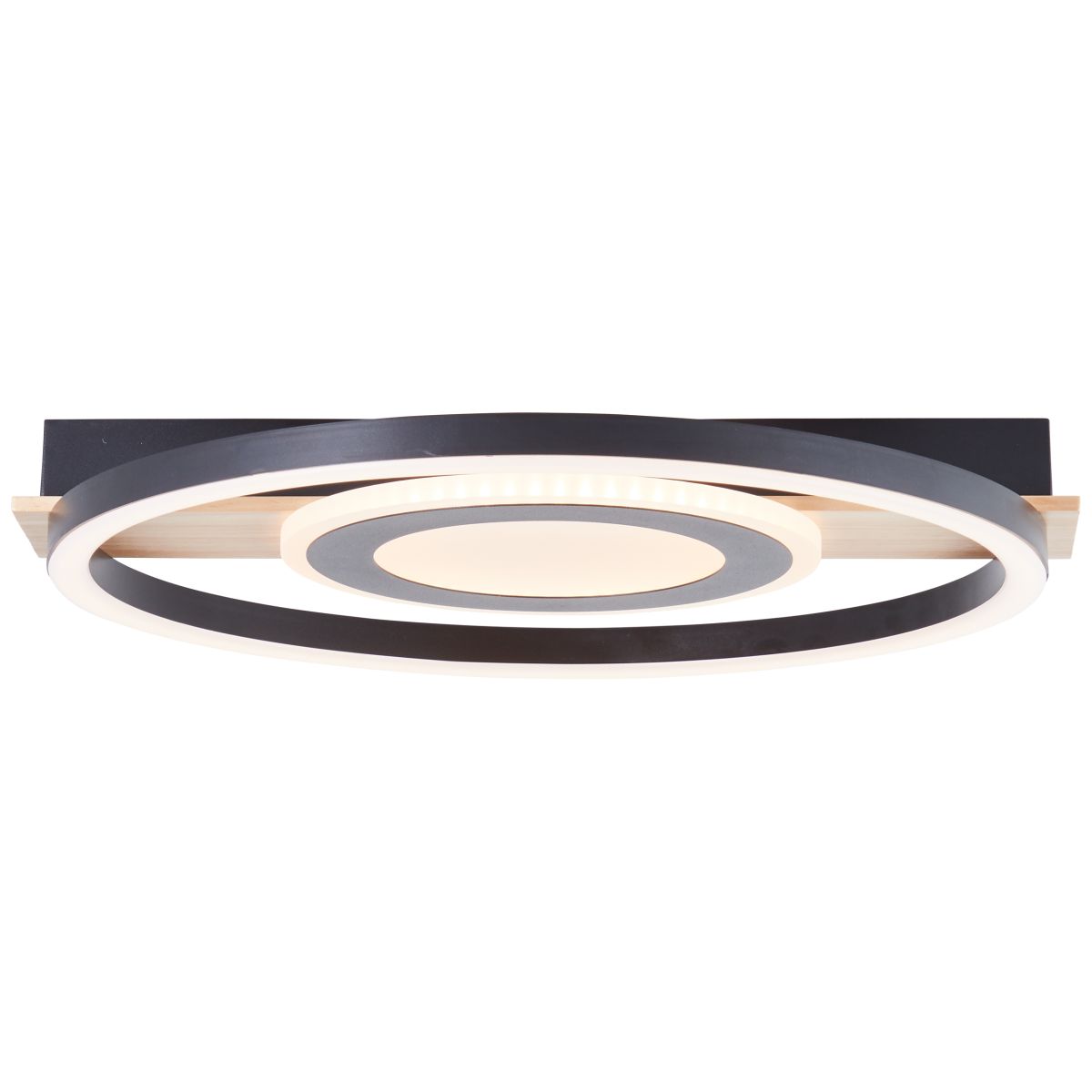 Brilliant LED Deckenleuchte Maureen Holz