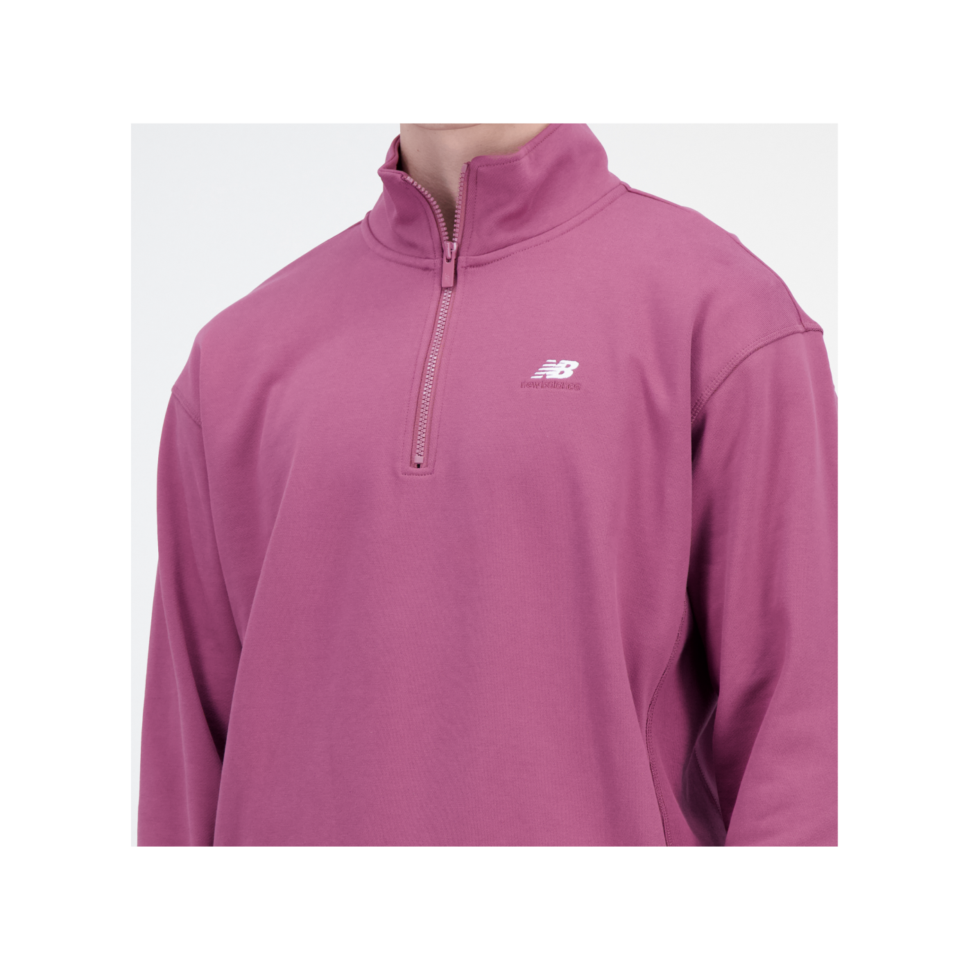 New Balance Essentials Logo Sweatshirt Rot FWAD
