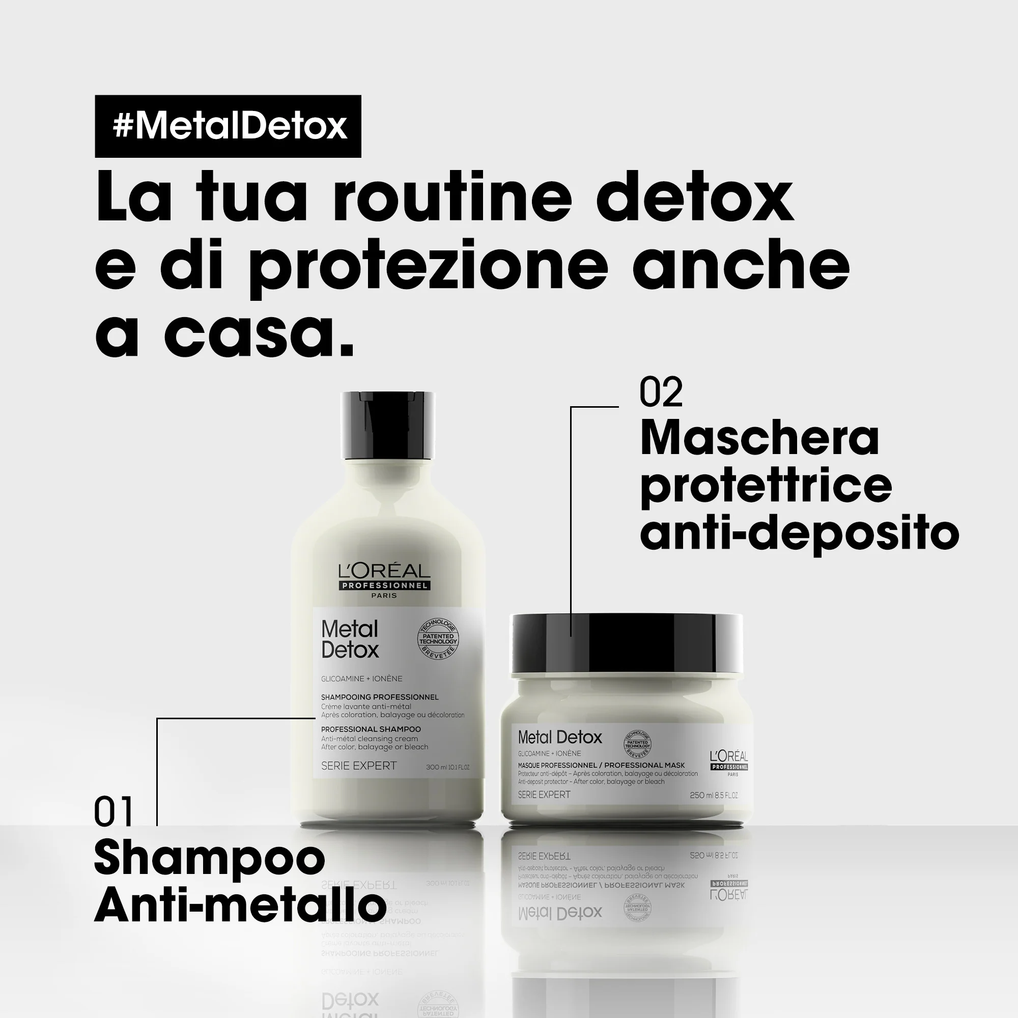 SÉRIE EXPERT Nova Máscara Detox de Metais - Máscara Capilar Detoxificante