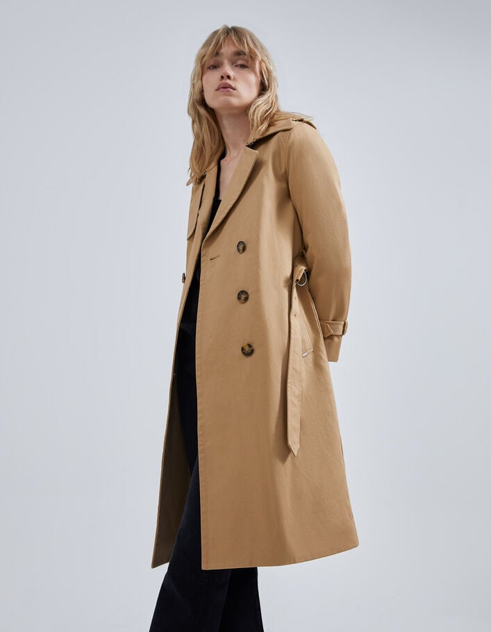 Trench beige Femme