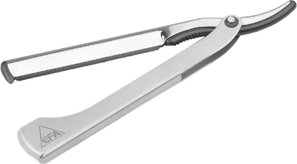 Efalock Klingenmesser Edelstahl silber Edelstahl silber Rasiermesser