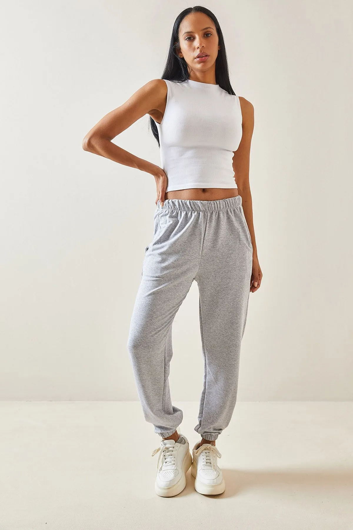 XHAN  Jogginghose - Grau - Slim