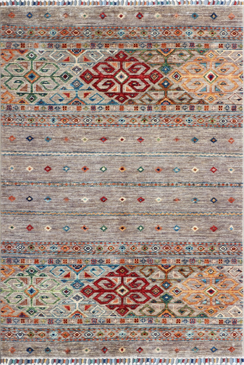 Teppich aus Afghanistan Smaragd 101 x 146 cm