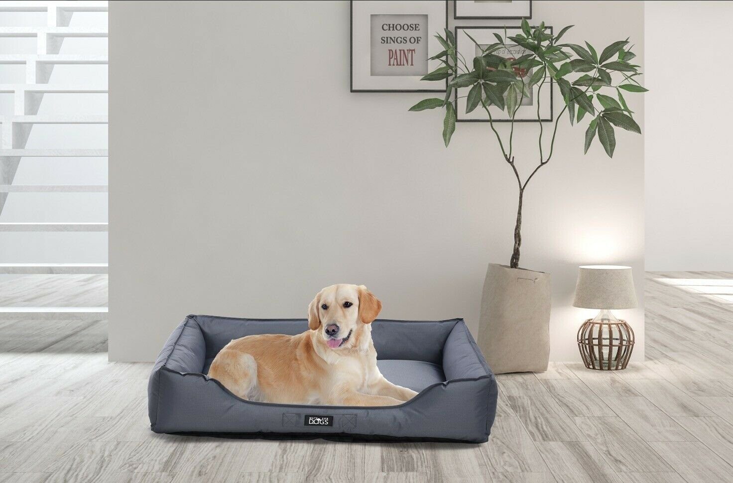Mate for dogs Tierbett Hundebett Pepon, verschiedene Größen waschbar und wasserabweisend