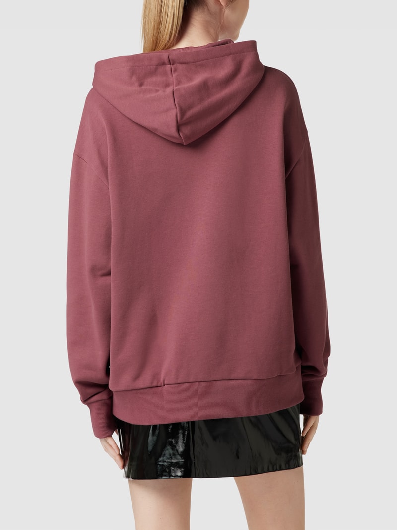 Hoodie in Melange-Optik Modell 'Athletics Warped Class' in bordeaux rot