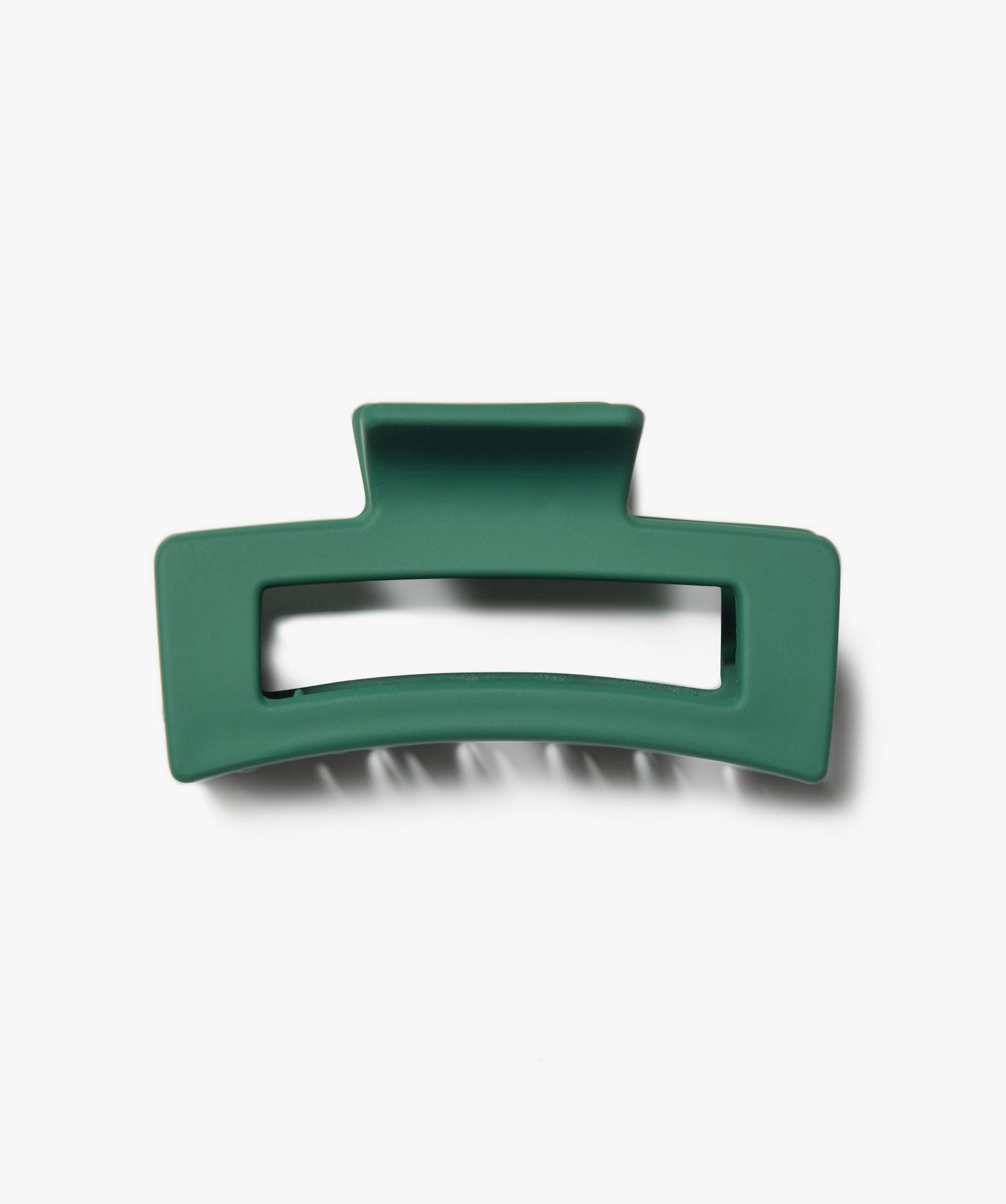 Pince crabe femme forme rectangle mate vert | GEMO