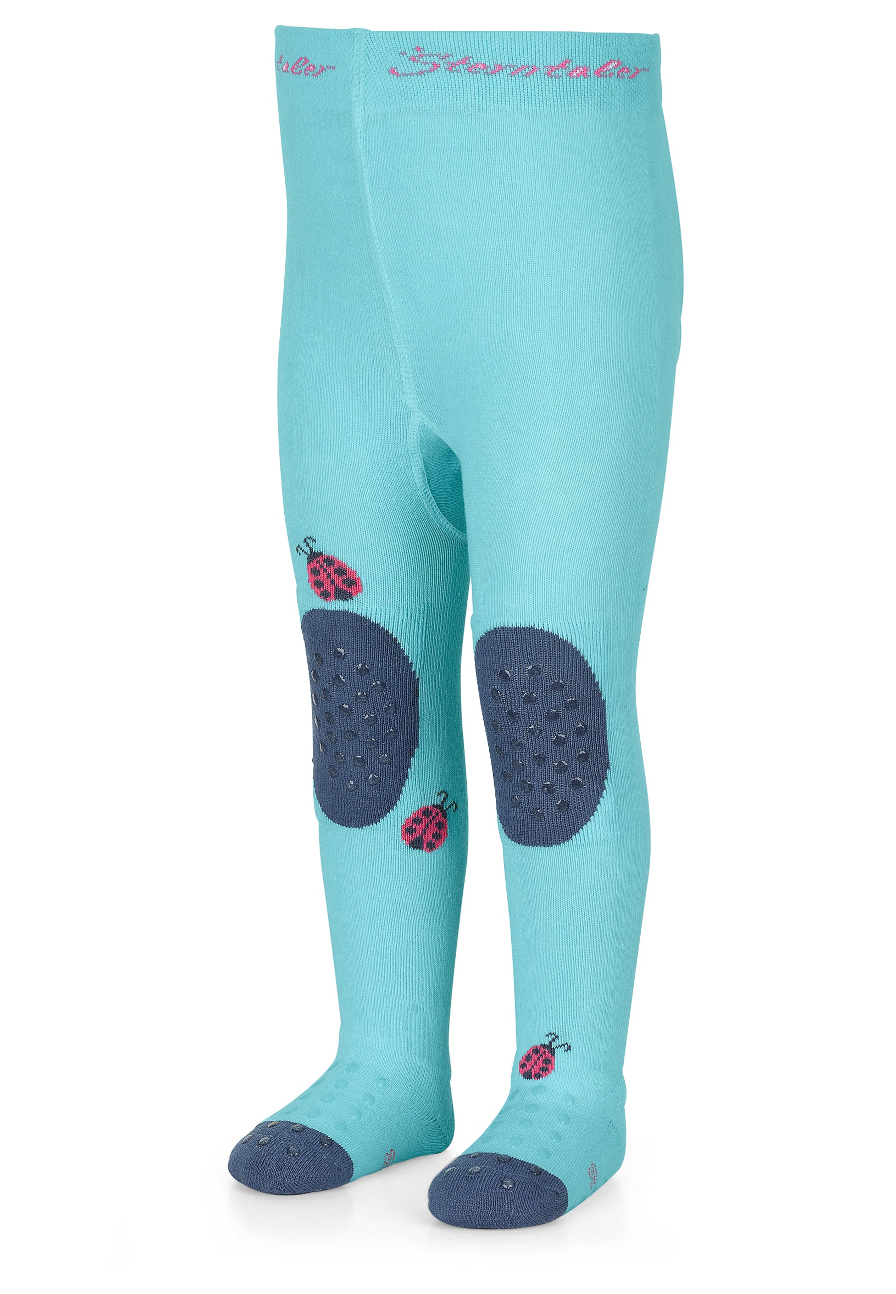 Krabbelstrumpfhose Sommer mit Motiv Regenbogen